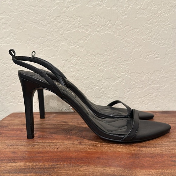 Kurt Geiger Black Leather Heels 10.5 - Picture 3 of 8